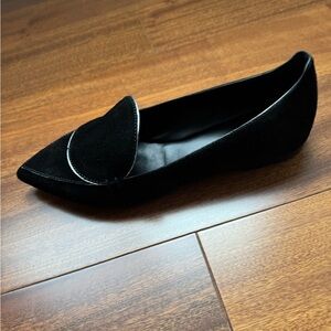 M. Gemi Black Suede Loafers
